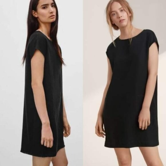 NWT Aritzia Wilfred Free Black Nori Dress Women Size XS - Picture 2 of 8
